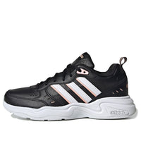 (WMNS) adidas neo Strutter 'Black White Pink' FV0427