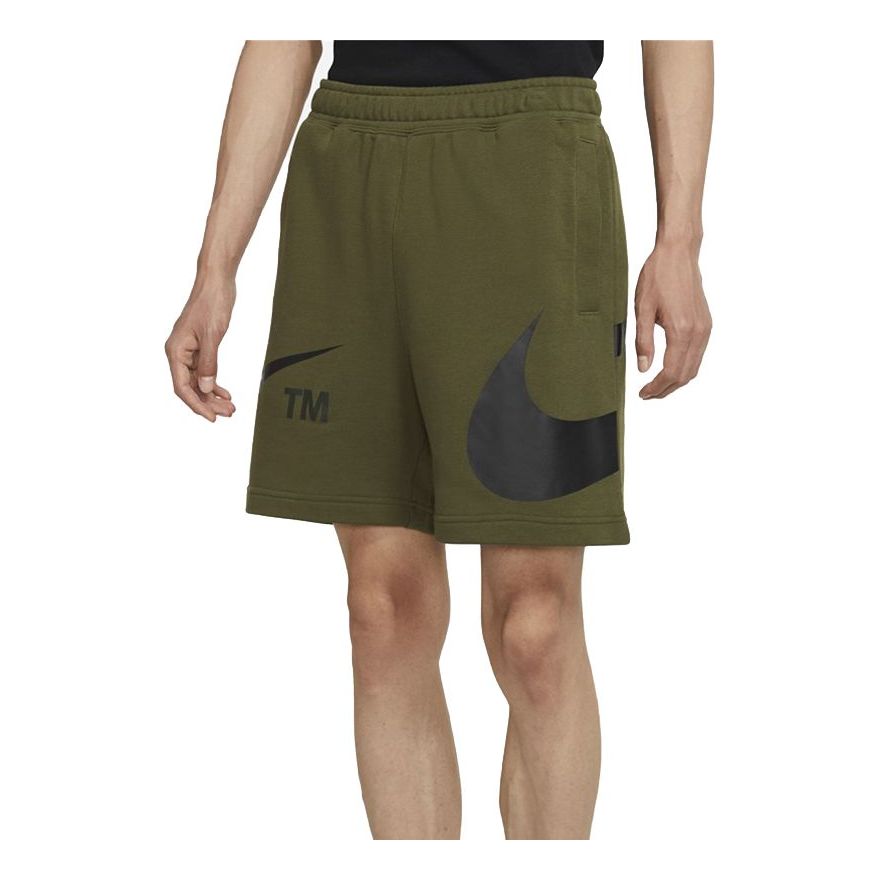 Nike Sportswear Swoosh Logo Sports Shorts Men's Green DD5998-326