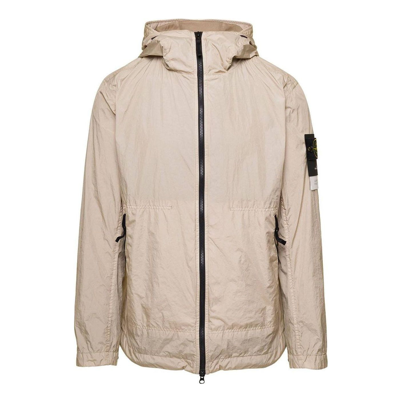 STONE ISLAND Crinkle Reps Hooded Jacket 'Dove Grey' 781540522-V0092
