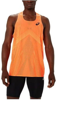 ASICS ACTIBREEZE Singlet Asia Sizing 'Red Safety Yellow' 2091A664-601