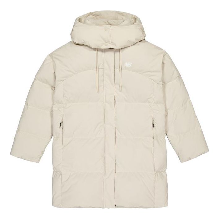 (WMNS) New Balance Winter Casual Down Jacket 'White' NPD48112-LBE