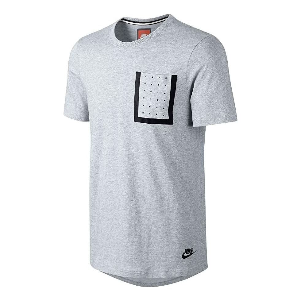 Nike Bonded Pocket Tshirt 'Birch Heather Grey' 641722-051