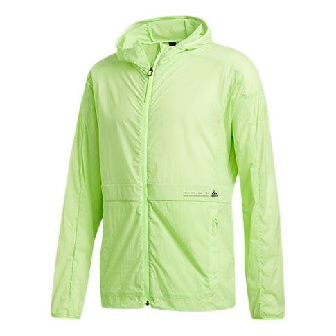 Men's adidas Sports Stylish Hooded Jacket Green FT2780