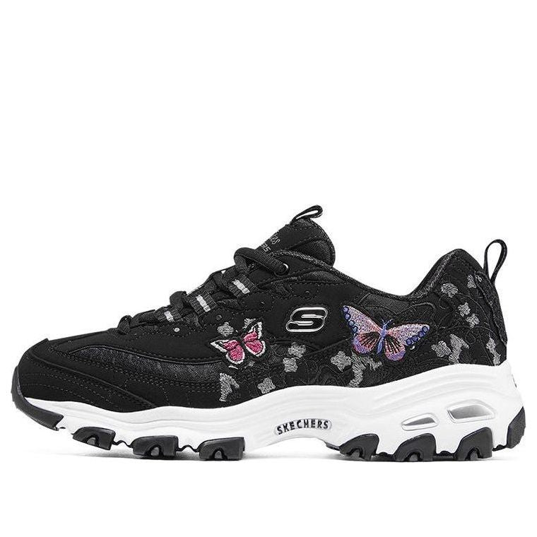 (WMNS) Skechers D'Lites 'Black' 149908-BLK
