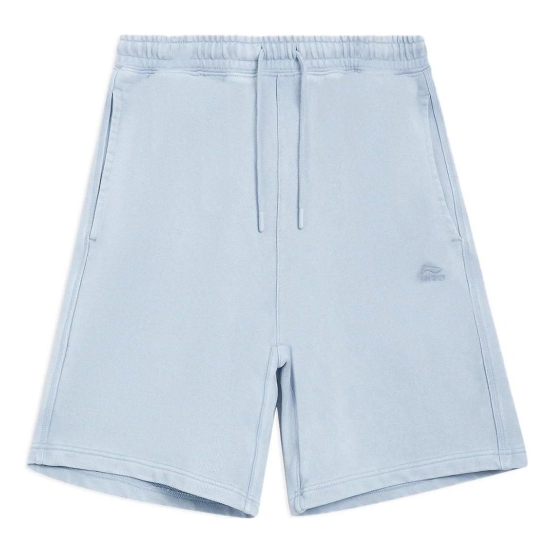 Li-Ning Embroidered Shorts 'Light Blue' AKSS315-8