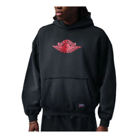 Jordan Flight Wings Fleece Hoodie 'Black University Red' IM9191-010