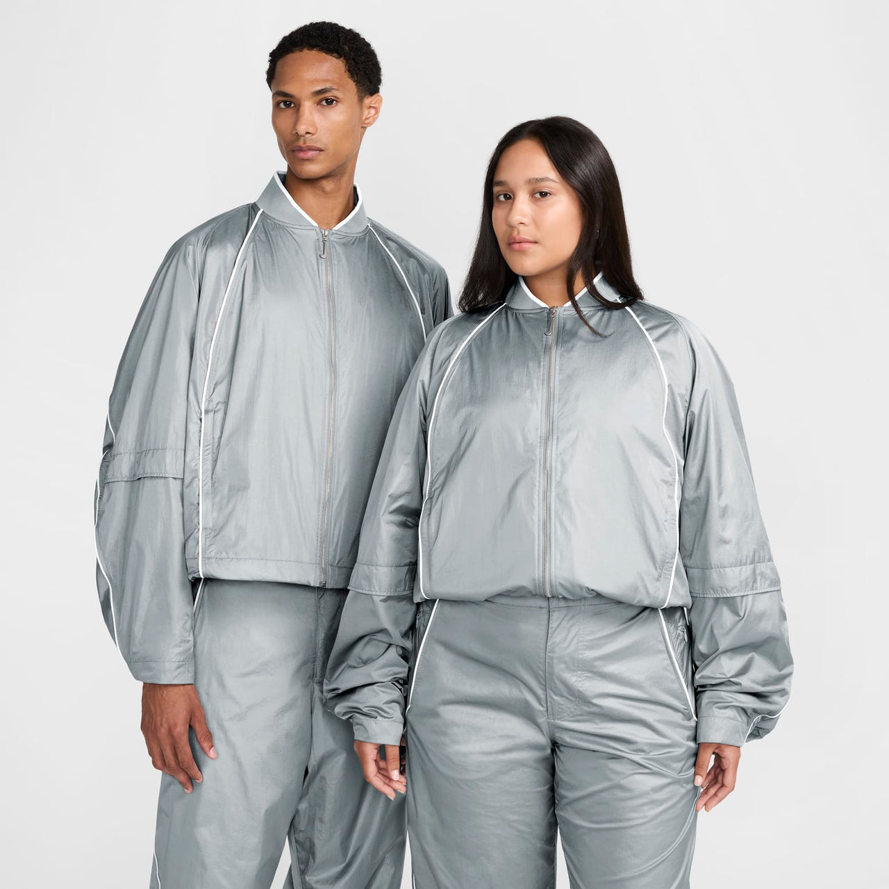 Nike x Jacquemus Track Jacket Asia Sizing 'Silver' FV5698-073