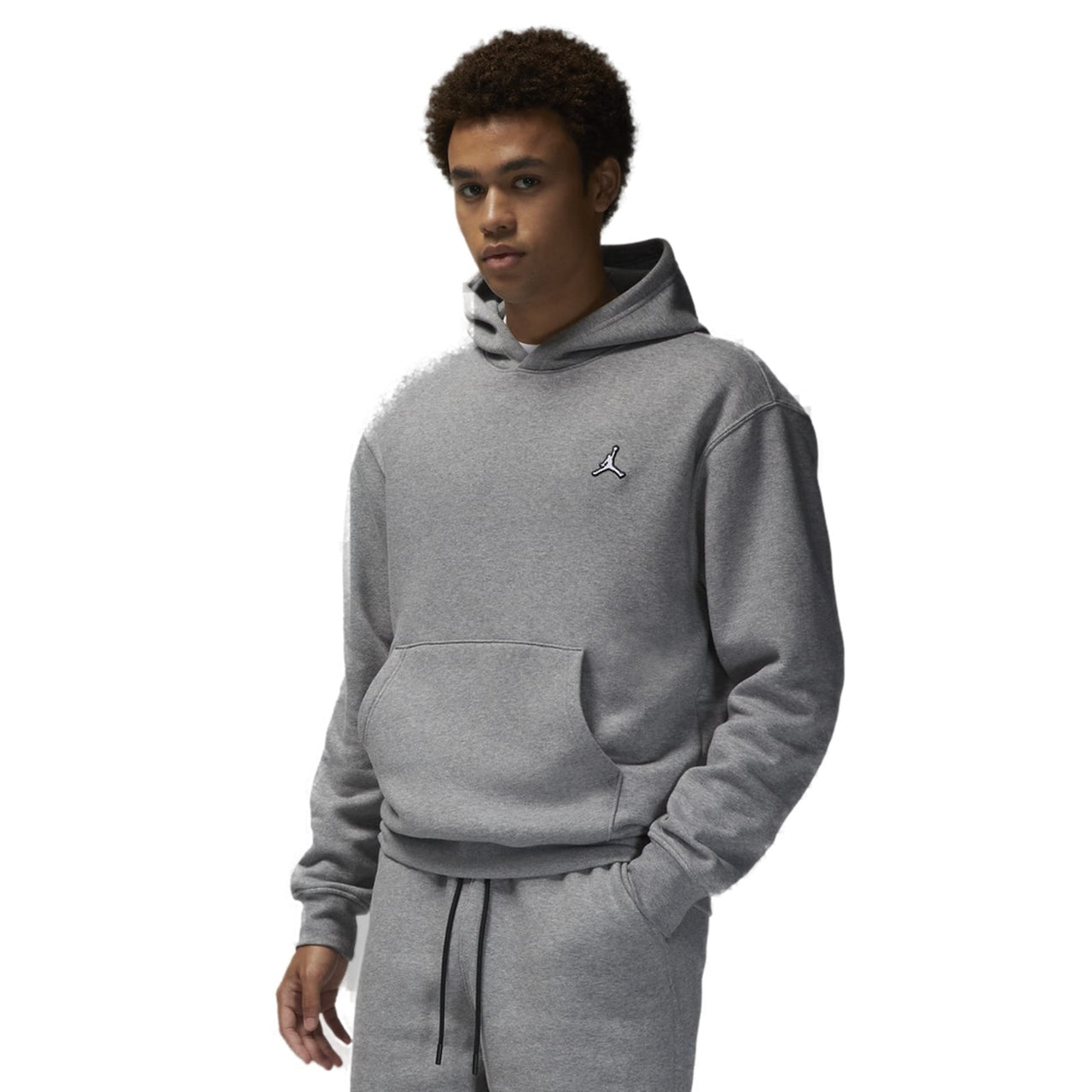 Air Jordan Logo Popover Hoodie 'Grey' DQ7466-091