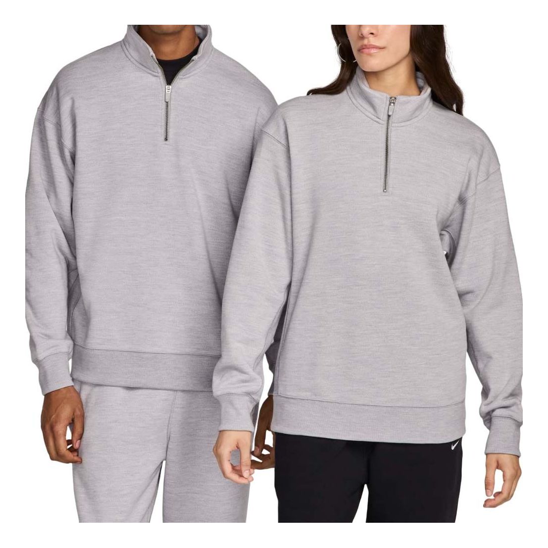 Nike Wool Classics 1/4-Zip Top Asia Sizing 'Grey' FV4892-048