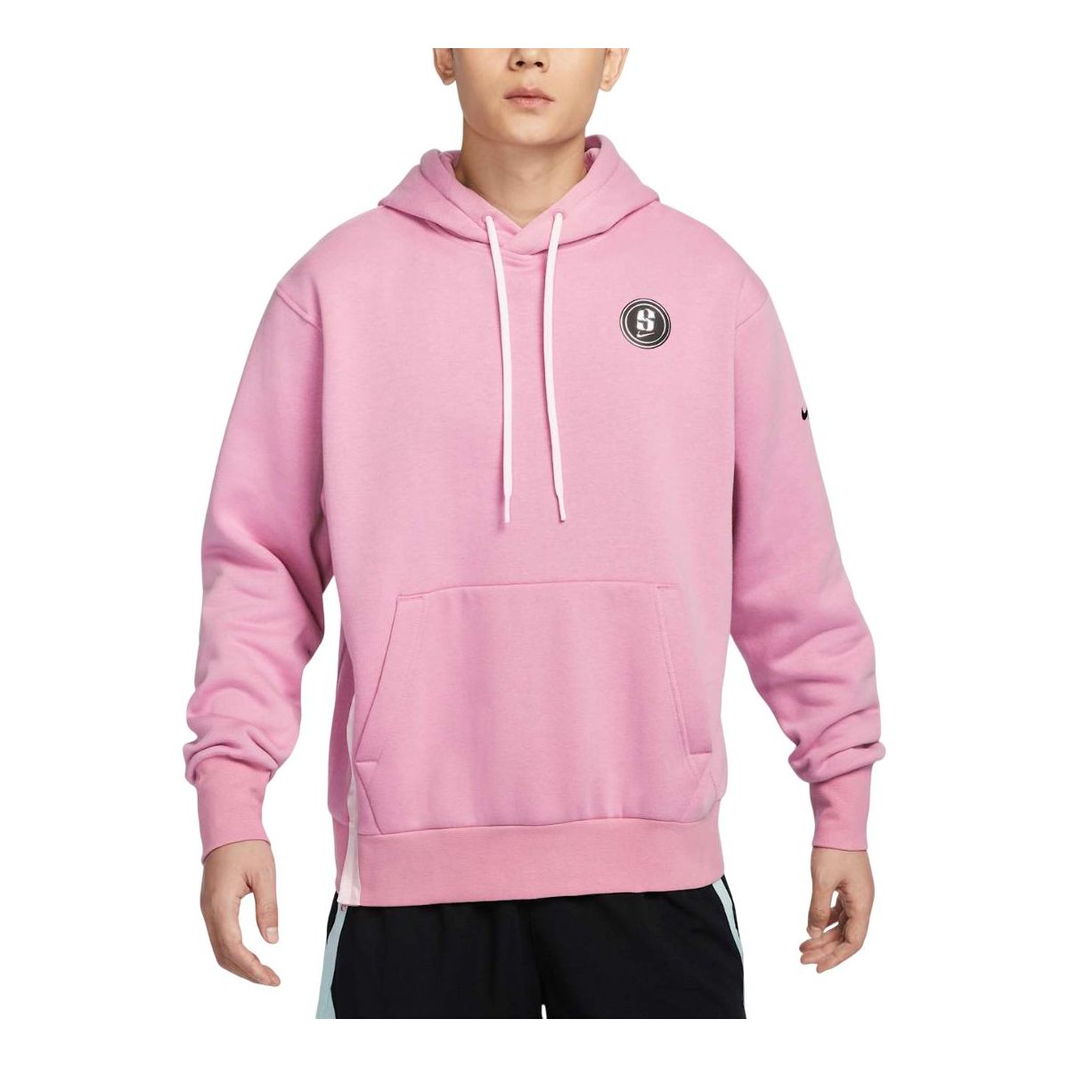Nike Sabrina Fleece Basketball Hoodie Asia Sizing 'Pink Black' FV3206-699