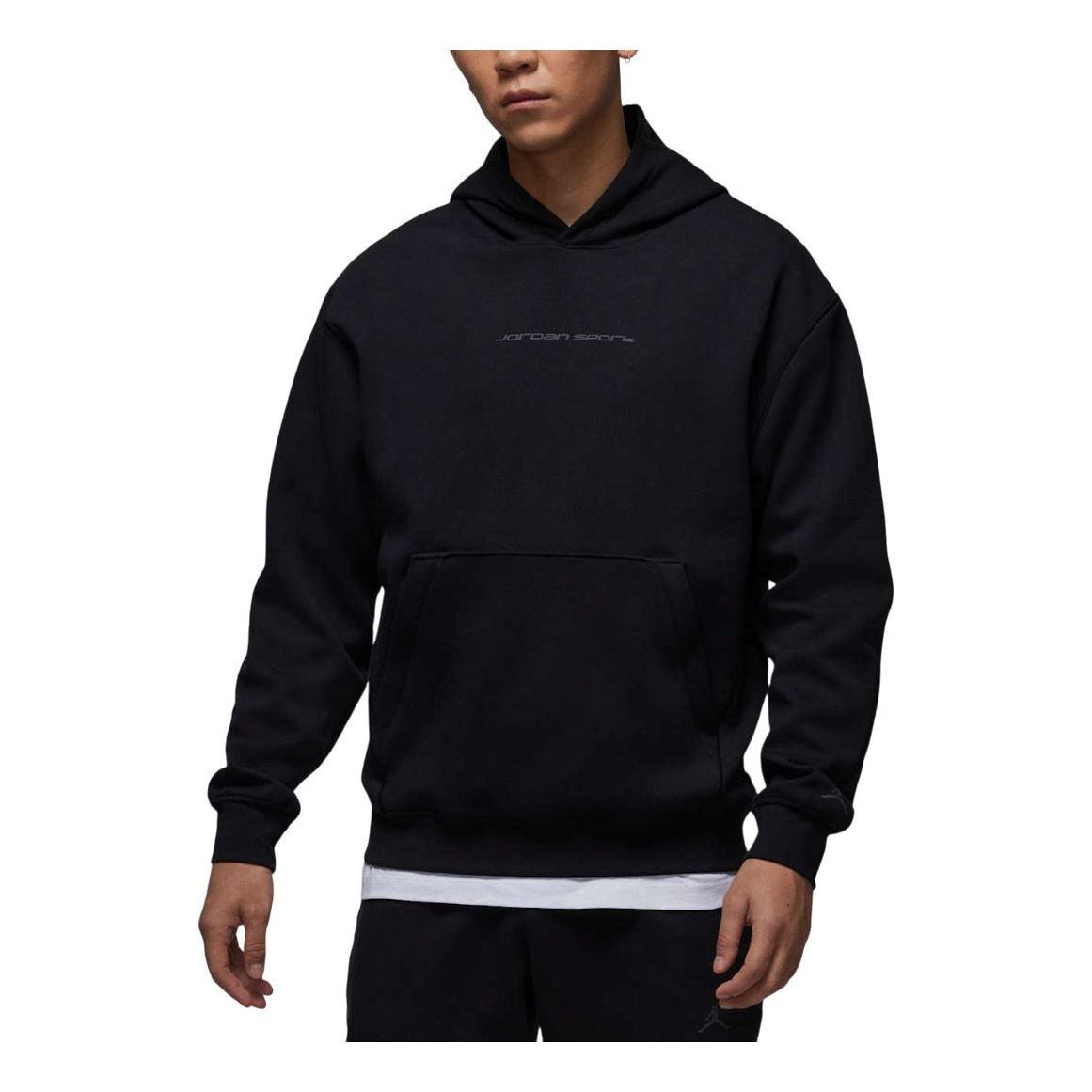 Air Jordan Dri-FIT Sport Hoop Fleece Hoodie Asia Sizing 'Black' HF0281-010