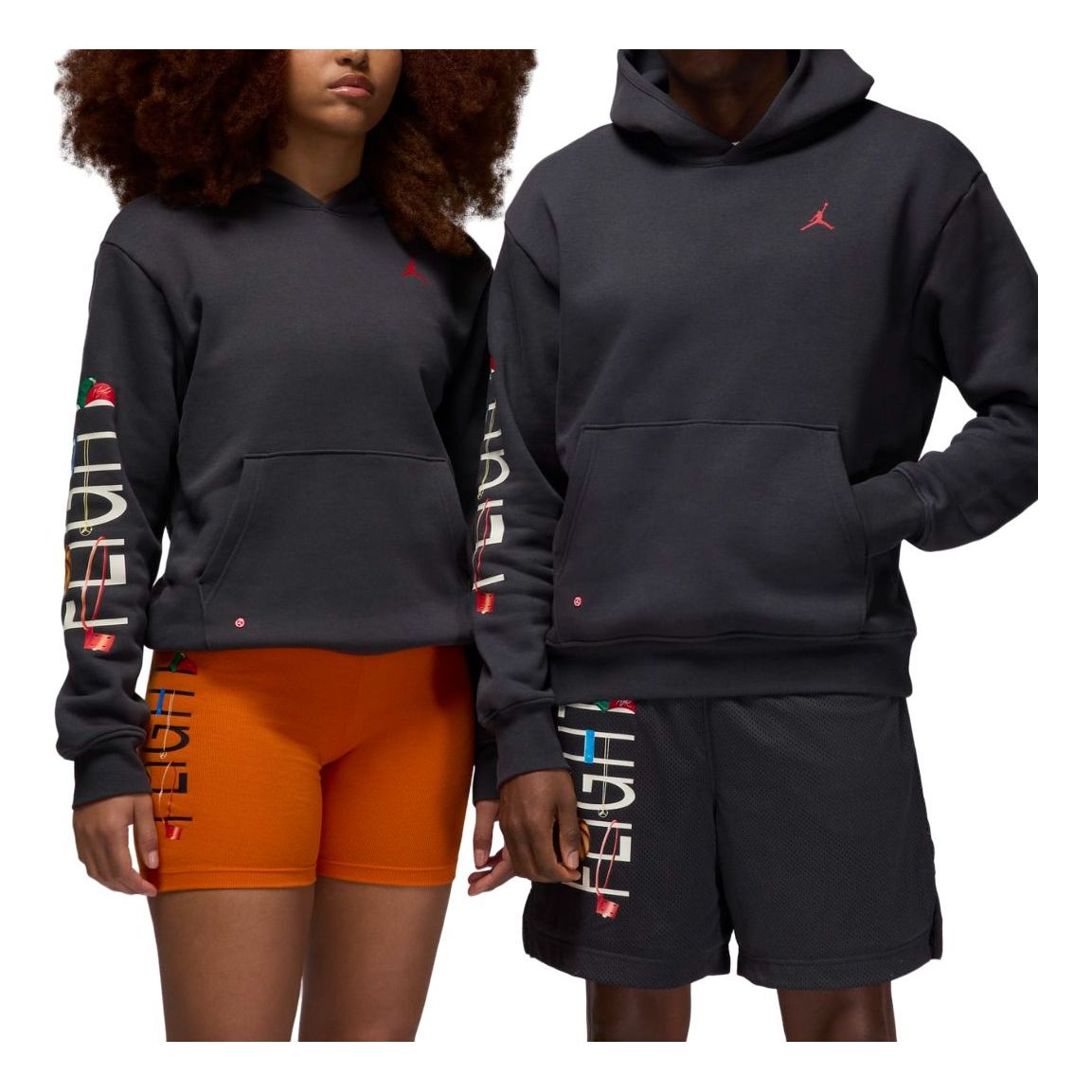 Air Jordan Artist Series By Darien Birks Fleece Hoodie Asia Sizing 'Dark Smoke Grey' HF5471-070