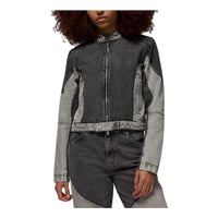 (WMNS) Air Jordan Jacket 'Black Grey' HF9431-010