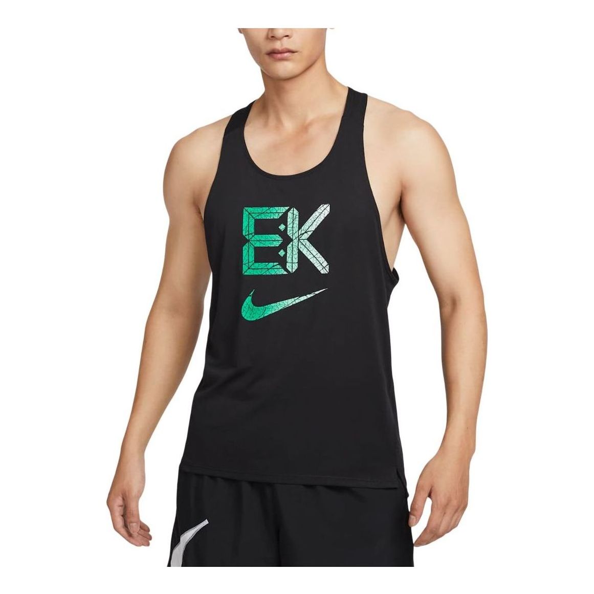 Nike Fast Dri-FIT Running Singlet Asia Sizing 'Kipchoge-Black' FV9611-010