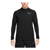 Nike 1/2-Zip Running Top Asia Sizing 'Black' AH8974-010