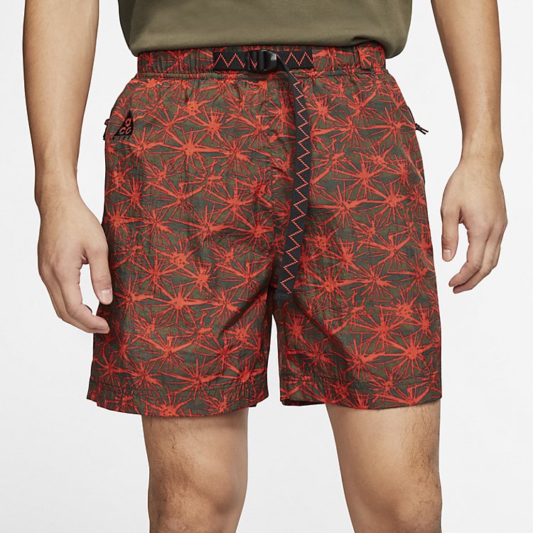 Nike ACG AOP Woven Short 'Rush Red' CT2955-675