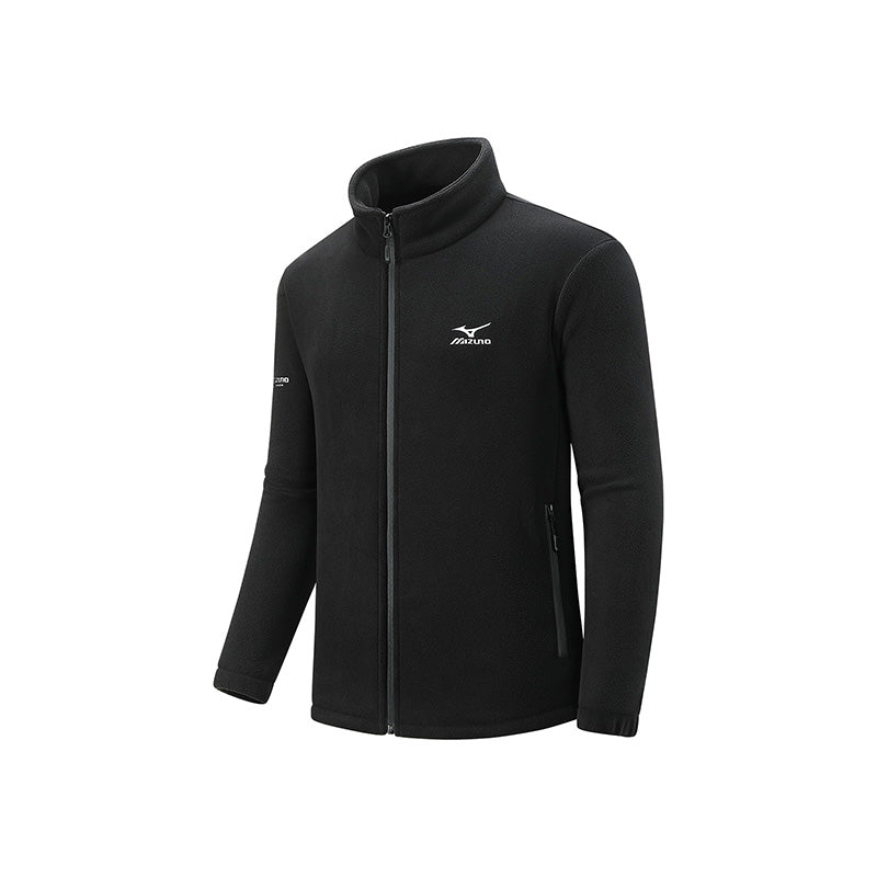 Mizuno Logo Fleece Jacket 'Black' A2CC3505