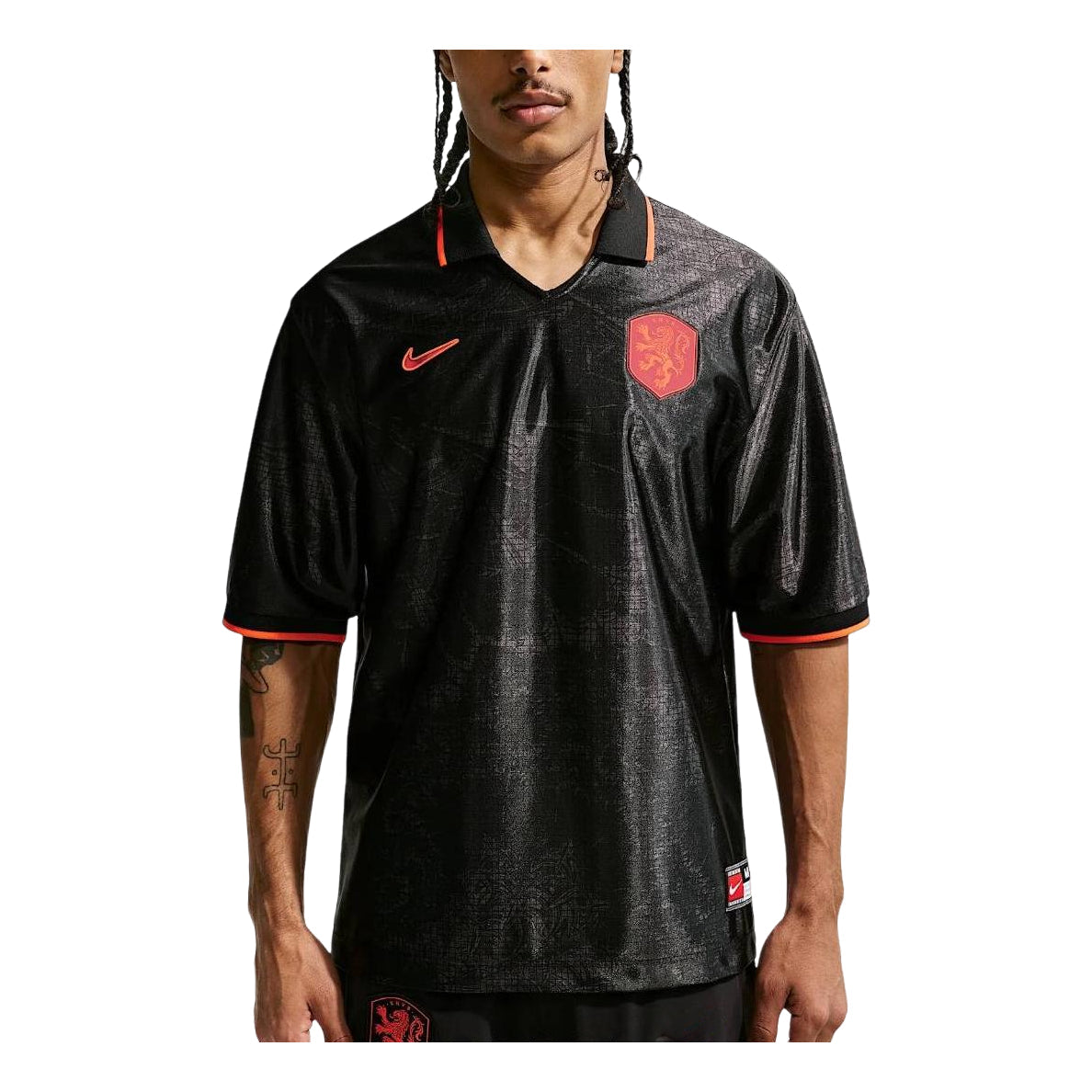 Nike Netherlands Energy Dri-FIT T-Shirt 'Black Hyper Crimson' IH1868-010
