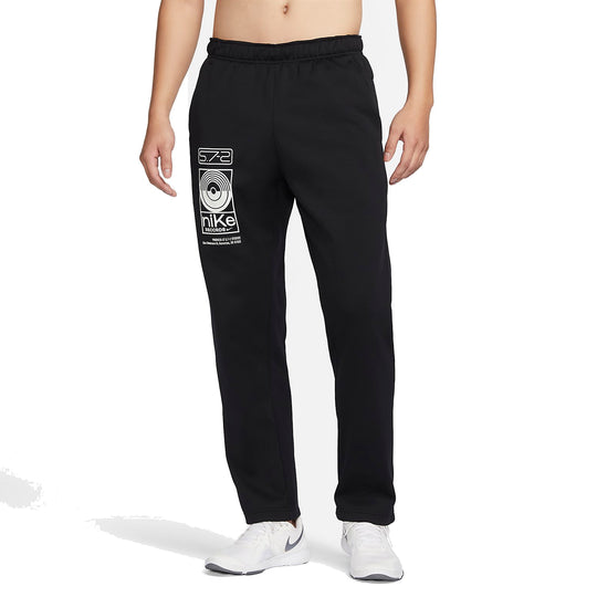 Nike Studio '72 Therma-FIT Fleece Fitness Pants 'Black' FN3329-010