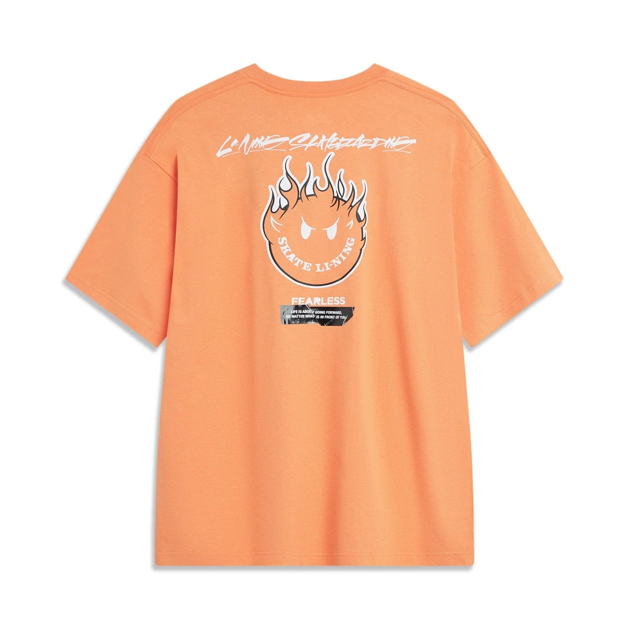 Li-Ning x OG_SLICK Skateboarding Graphic T-shirt 'Orange' AHST483-4