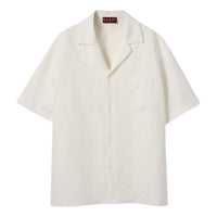 Gucci Linen Blend GG Canvas Shirt 'White' 814694-Z7AHL-9000