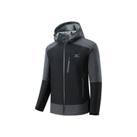 Mizuno Logo Warm Jacket 'Black Grey' A2CE3506