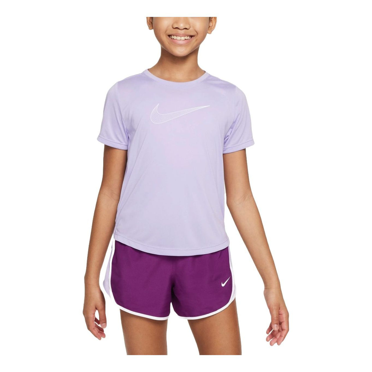 (GS) Nike Dri-FIT Training T-shirt 'Light Purple' DD7639-515