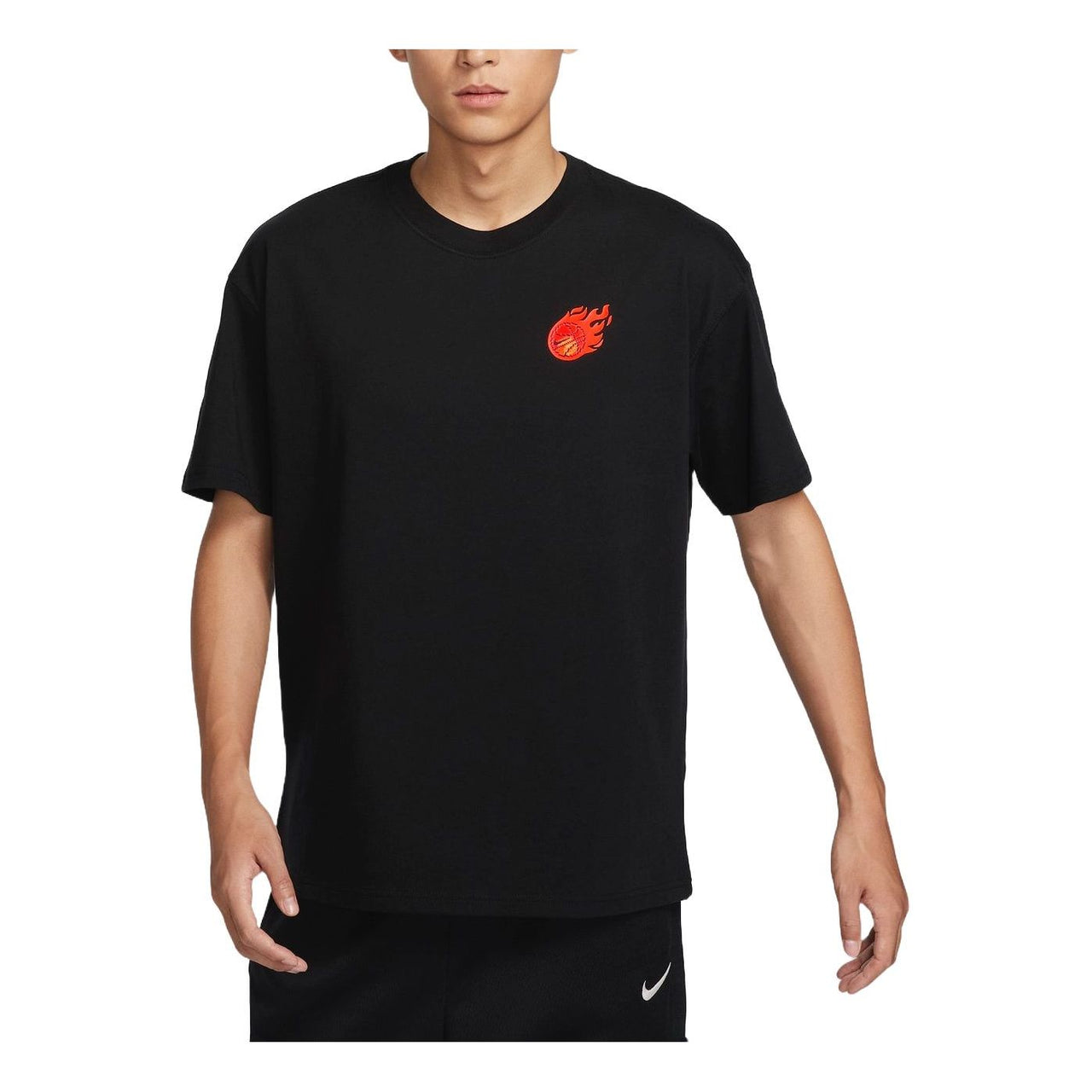 Nike Max90 Basketball T-Shirt Asia Sizing 'Black' FZ8082-010
