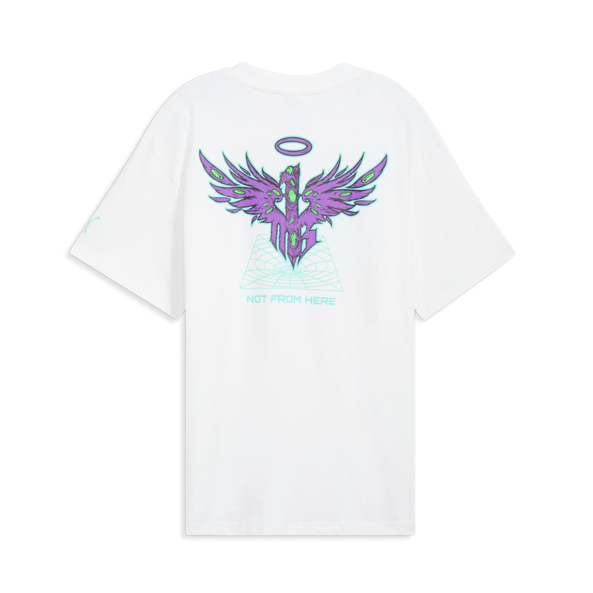PUMA x LAMELO Be You Basketball T-shirt 'White' 627746-03