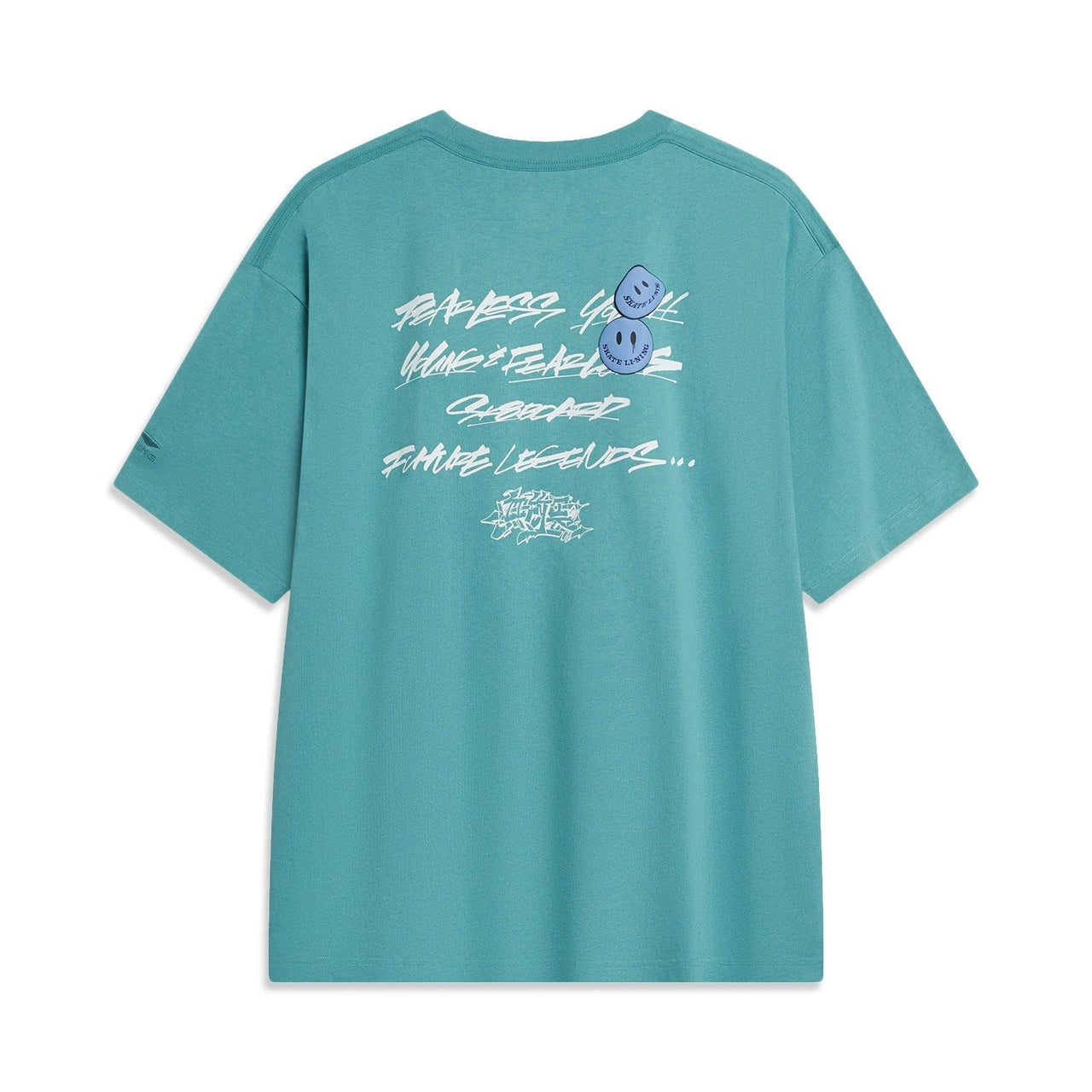 Li-Ning x OG_SLICK Skateboarding Graphic T-shirt 'Teal' AHST475-5
