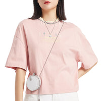 (WMNS) Li-Ning Sports Fashion Series Loose Sleeve Tee 'Rose Pink' AHSQ246-1
