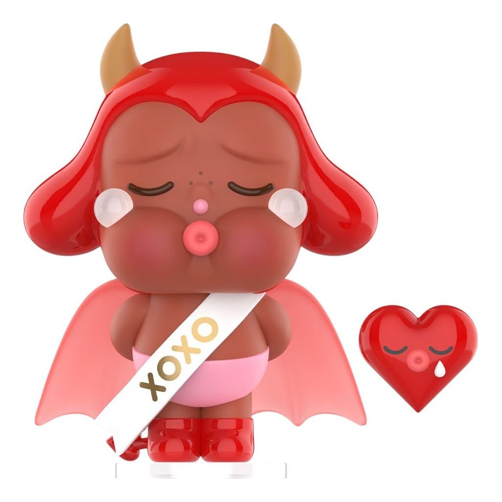 Pop Mart CryBaby Crying For Love Figures 'Kiss Kiss-Devil Vers.' PPMT-2501-0049-KKDV