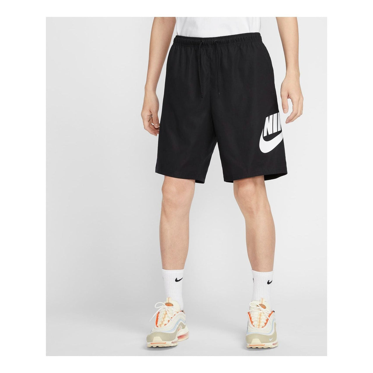 Nike Club Woven Short 'Black White' FN3304-010
