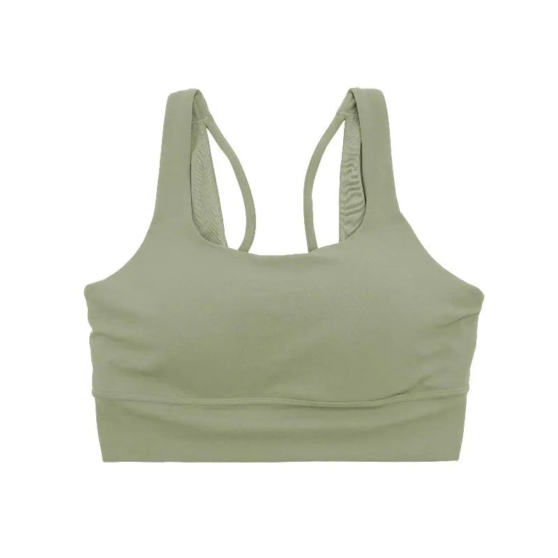 (WMNS) Nike Medium-Support Padded Sports Bra 'Oil Green' DO6620-276