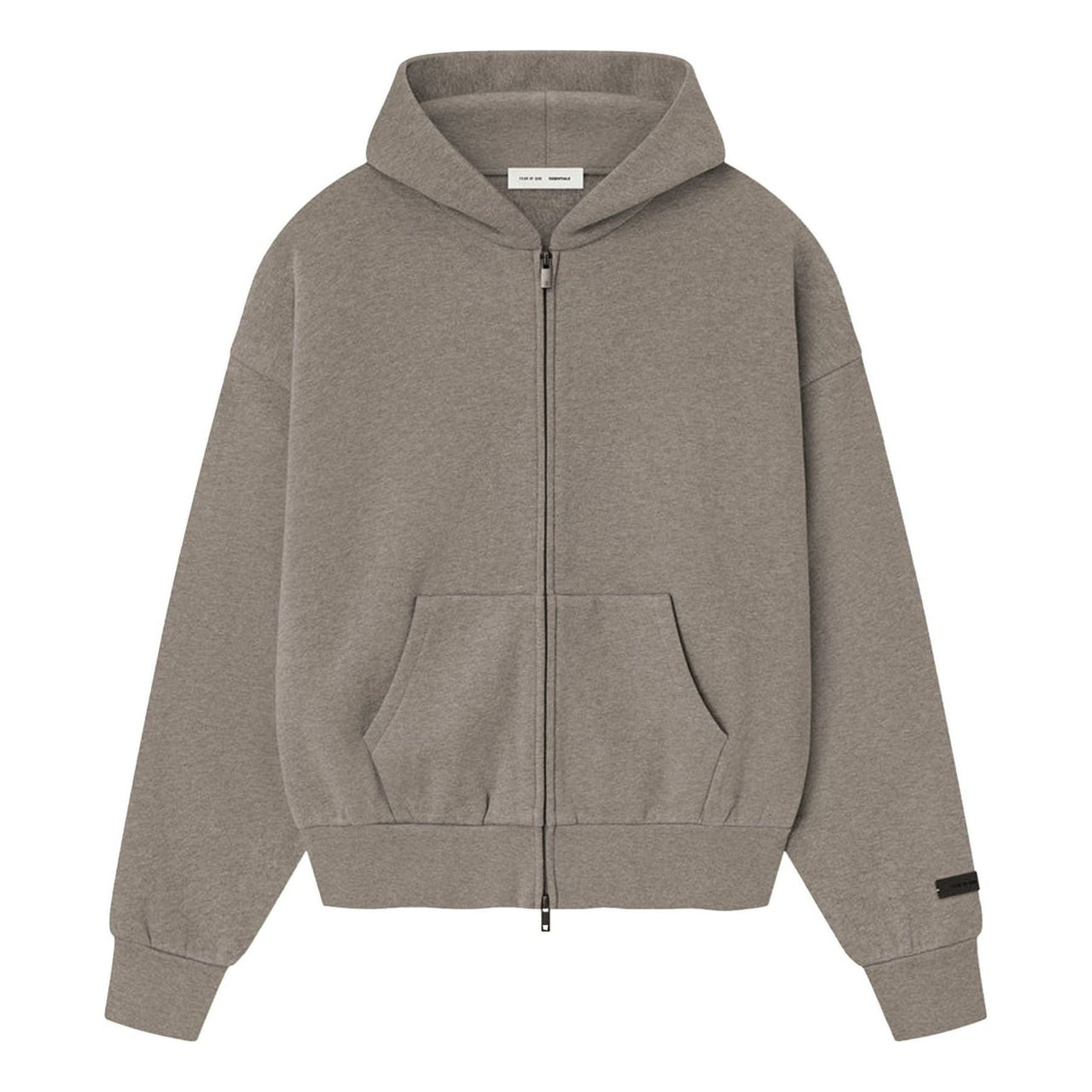 Fear of God Essentials SS25 Classic Fleece Zip-Up Hoodie 'Homestead Heather' 192SP254783F