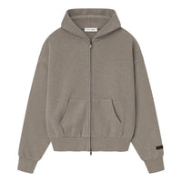 Fear of God Essentials SS25 Classic Fleece Zip-Up Hoodie 'Homestead Heather' 192SP254783F