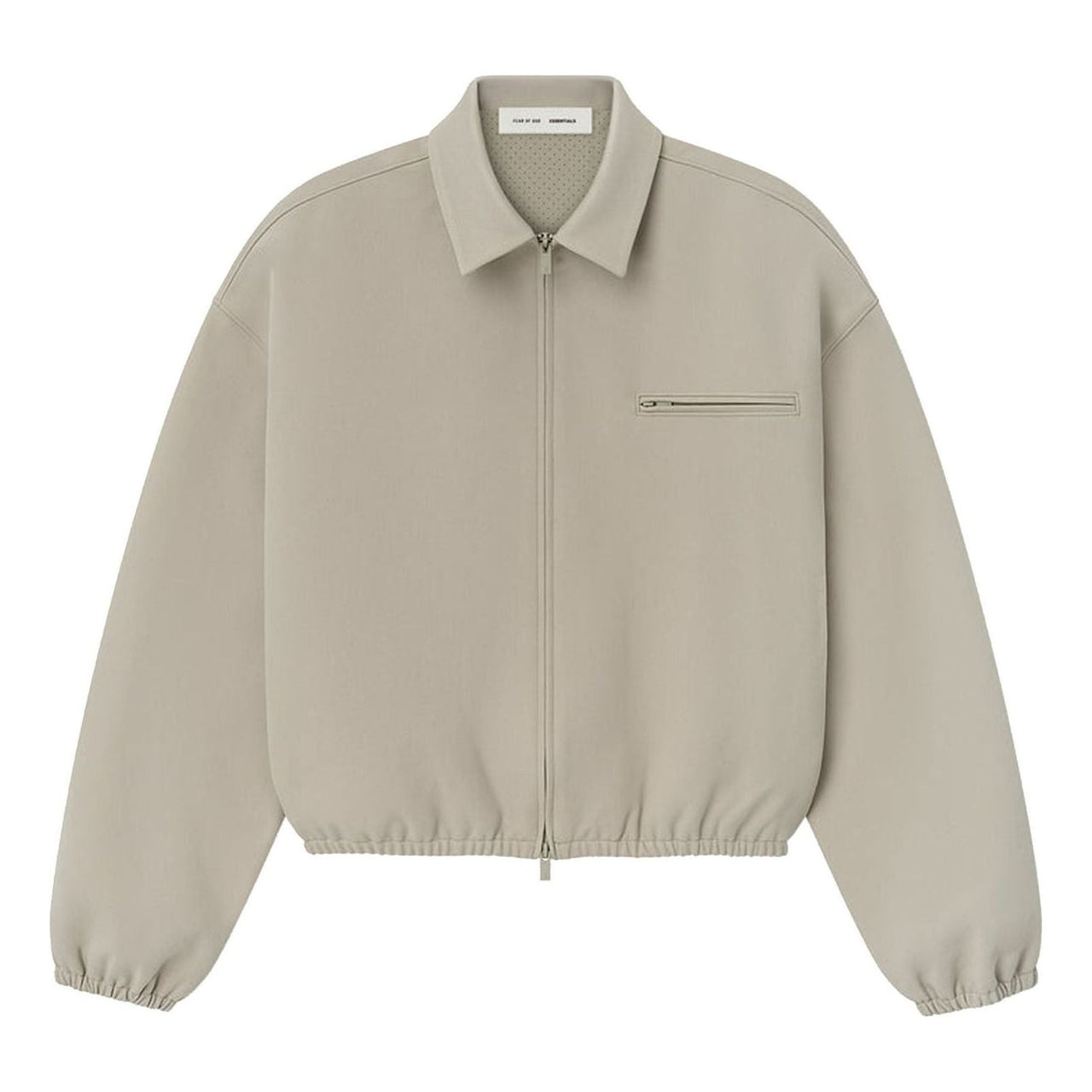 Fear of God Essentials SS25 Bonded Canvas Jacket 'Timber' 202SP258061F