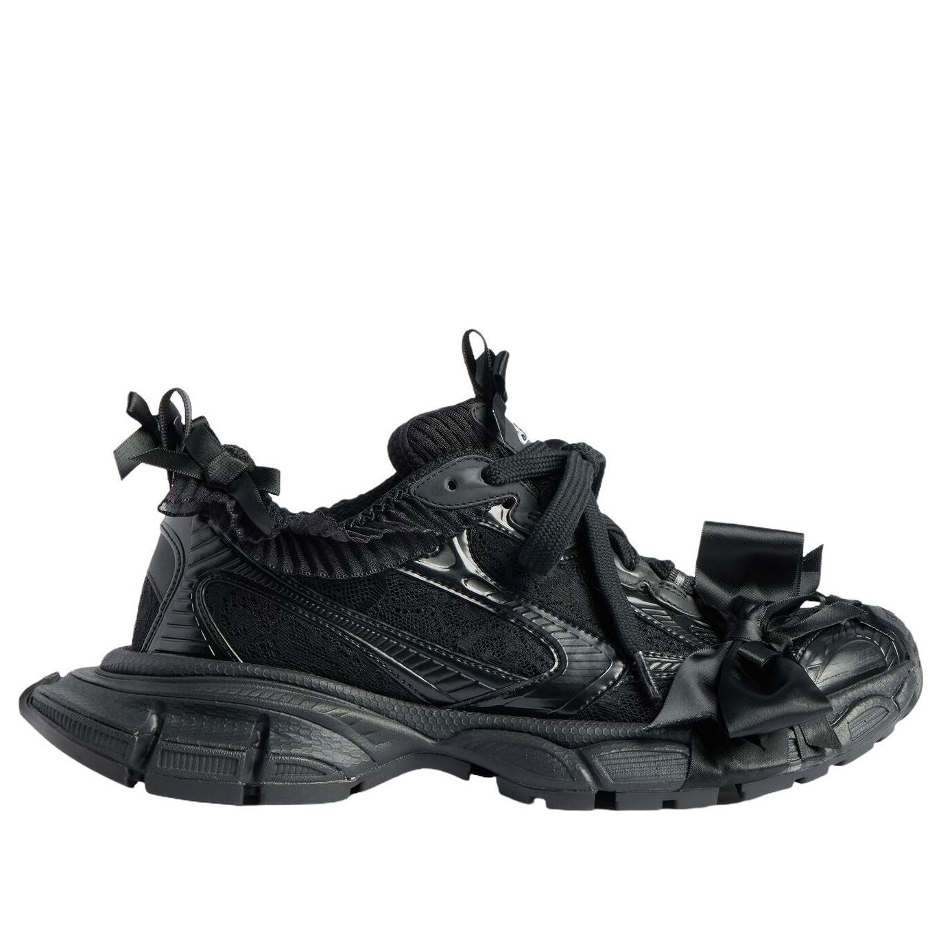 (WMNS) Balenciaga 3xl Lace Sneaker 'Black' 832994WXLMC1000