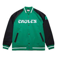 Mitchell & Ness Philadelphia Eagles Playmaker Lightweight Satin Jacket 'Kelly Green' 203184994