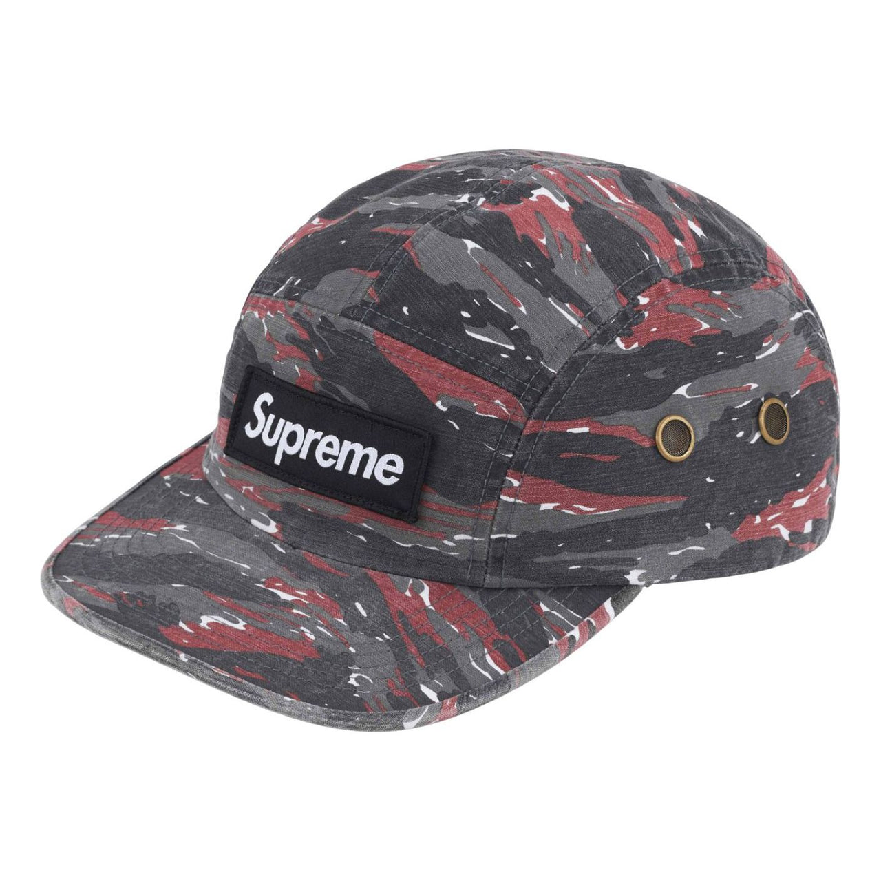Supreme Military Camp Hat SS24 'Red Tiger Camo' SUP-SS24-2500