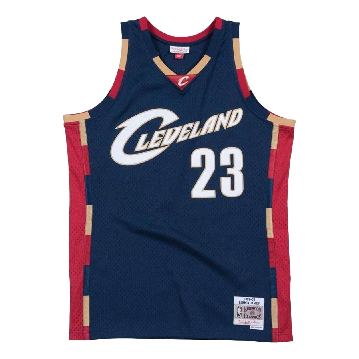 Mitchell & Ness NBA Swingman Jersey Cleveland Cavaliers Alternate 2008-09 Lebron James 'Navy Red' SMJYGS18156-CCANAVY08LJA