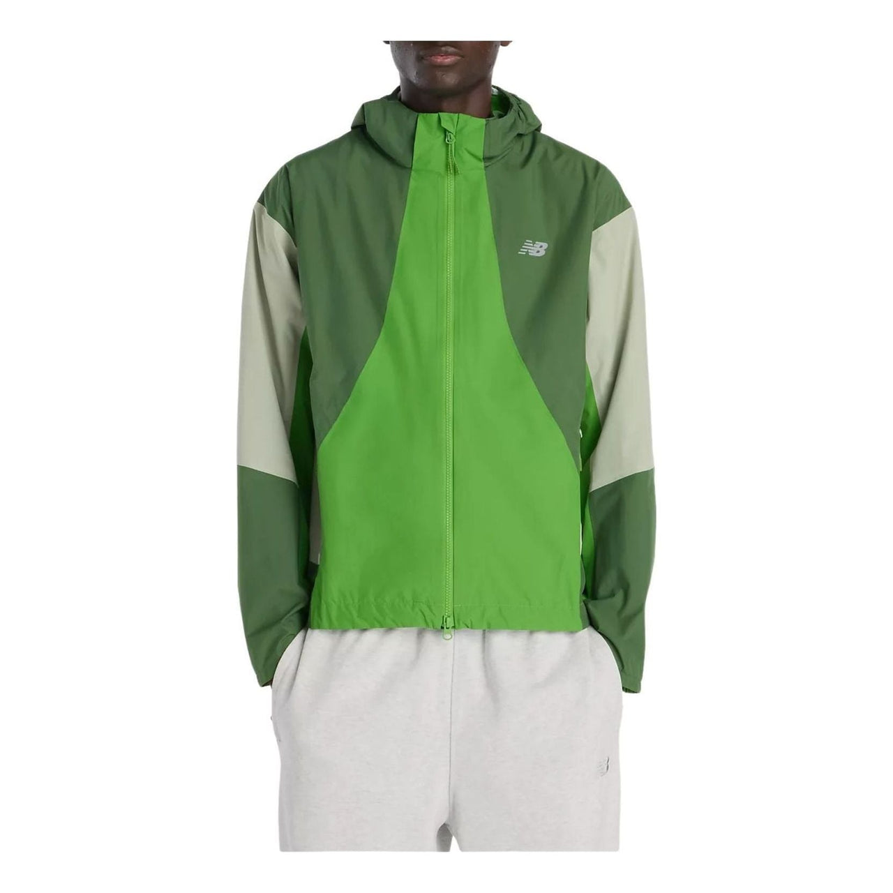 New Balance Better Run Waterproof Jacket Asia Sizing 'Dark Alpine Green' MO53207DAE
