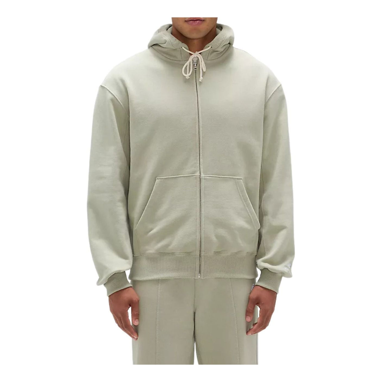 New Balance Made In USA Full Zip Hoodie Asia Sizing 'Olivine' MP51547OVN