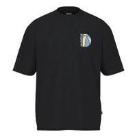 New Balance Hoops Mosaic Court Graphic Oversized T-shirt Asia Sizing 'Black White' MT51609BK