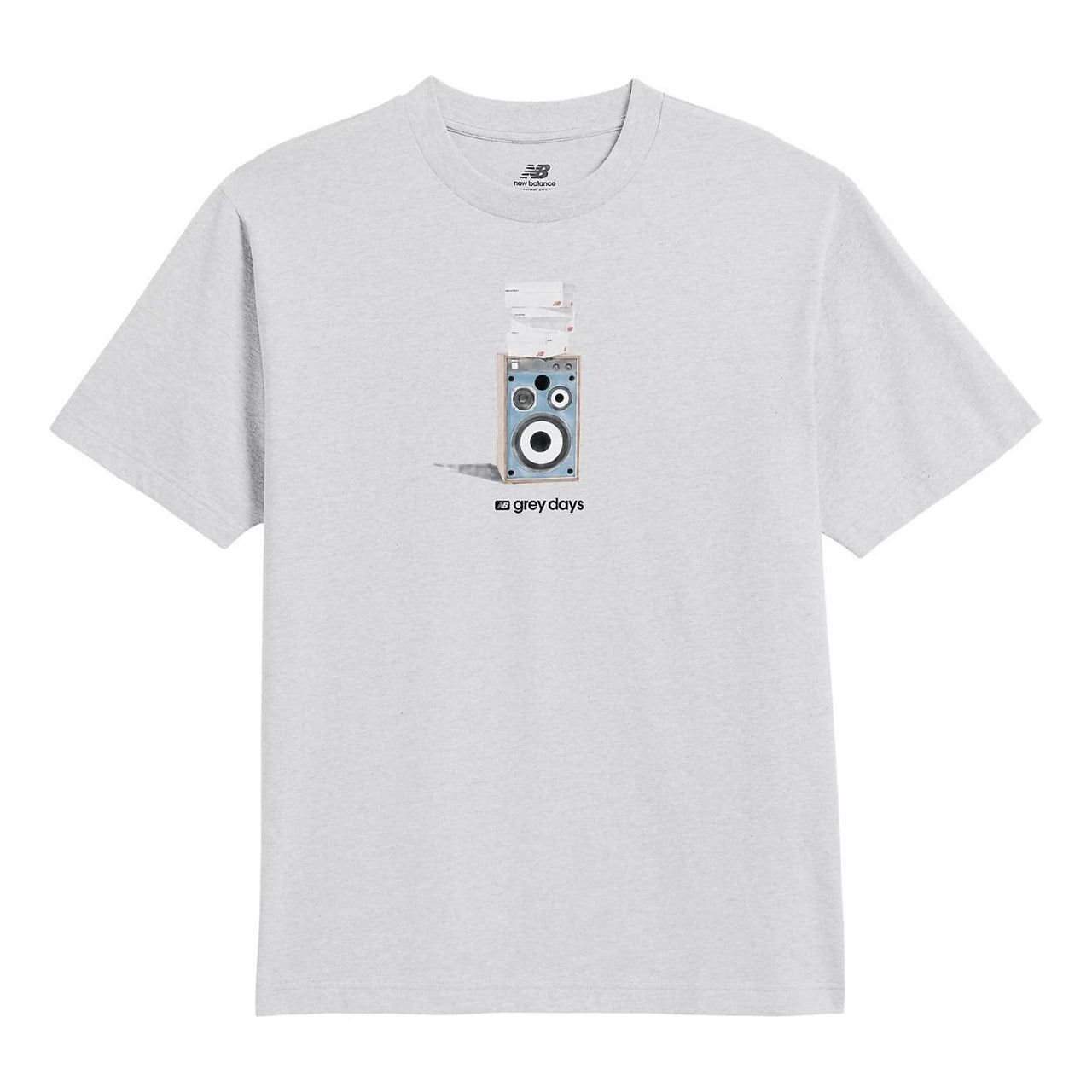 New Balance Grey Days Speaker T-Shirt Asia Sizing 'Grey' MT61552AAHH