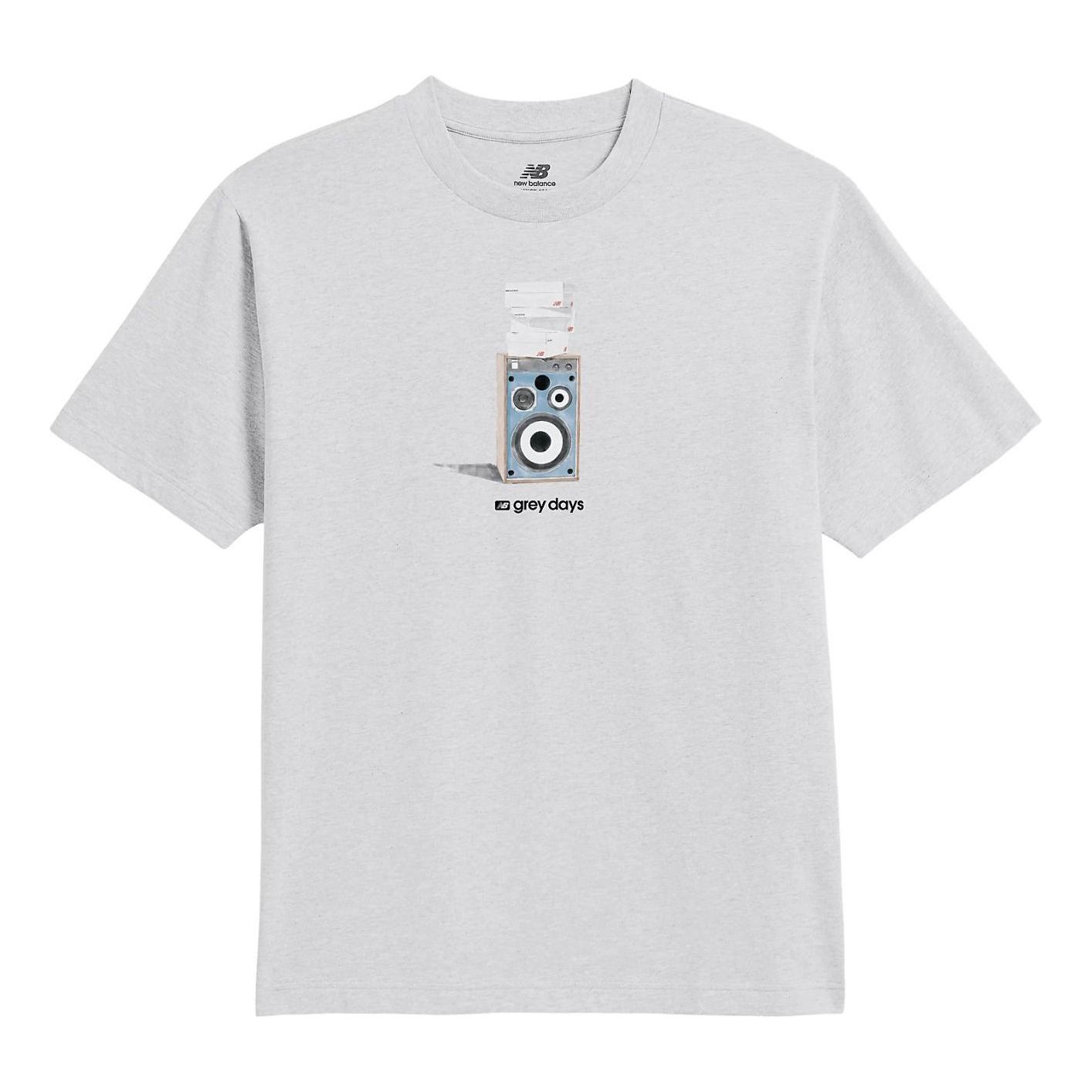 New Balance Grey Days Speaker T-Shirt Asia Sizing 'Grey' MT61552AAHH