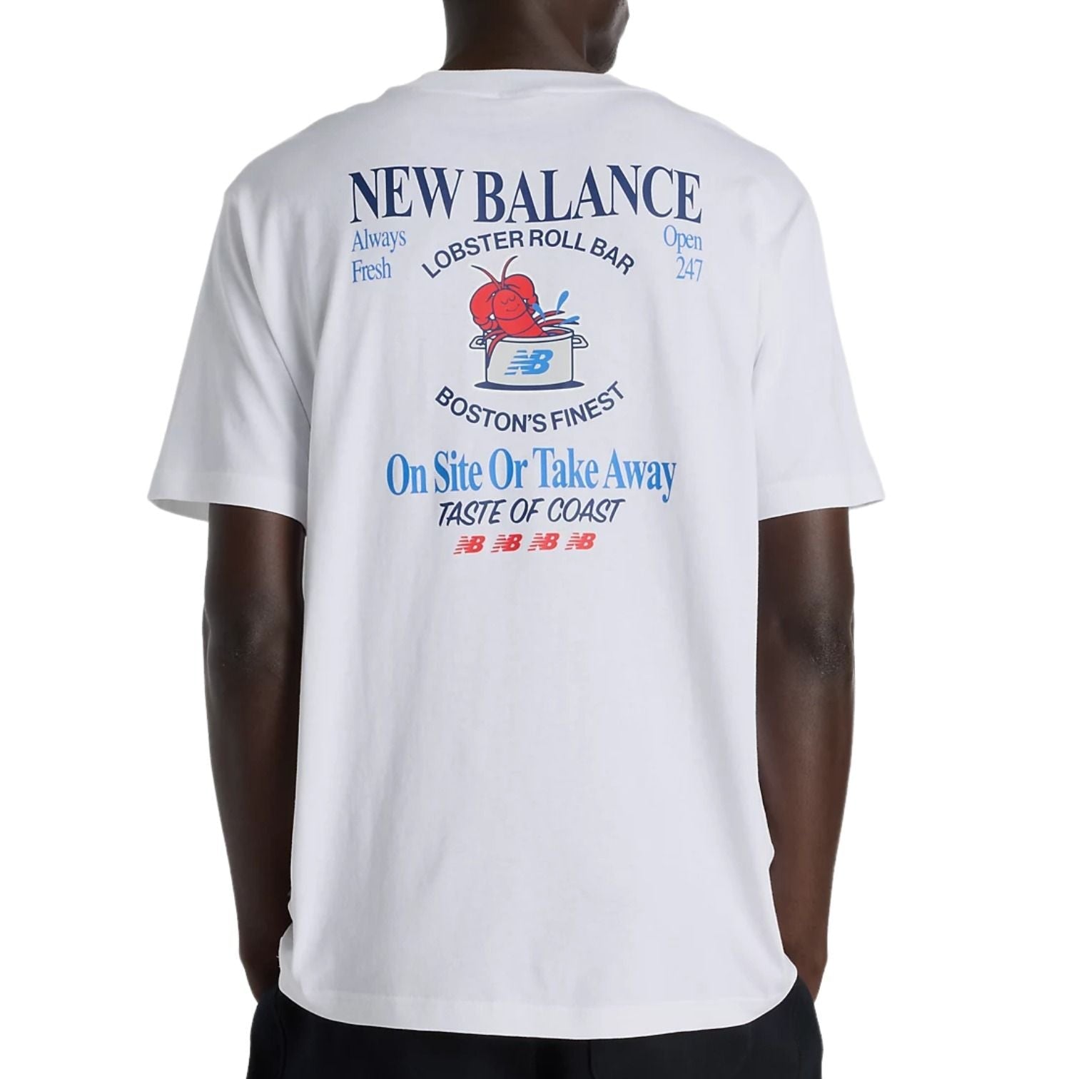 New Balance Lobster Roll T-Shirt Asia Sizing 'White' MT61Y1F6WT