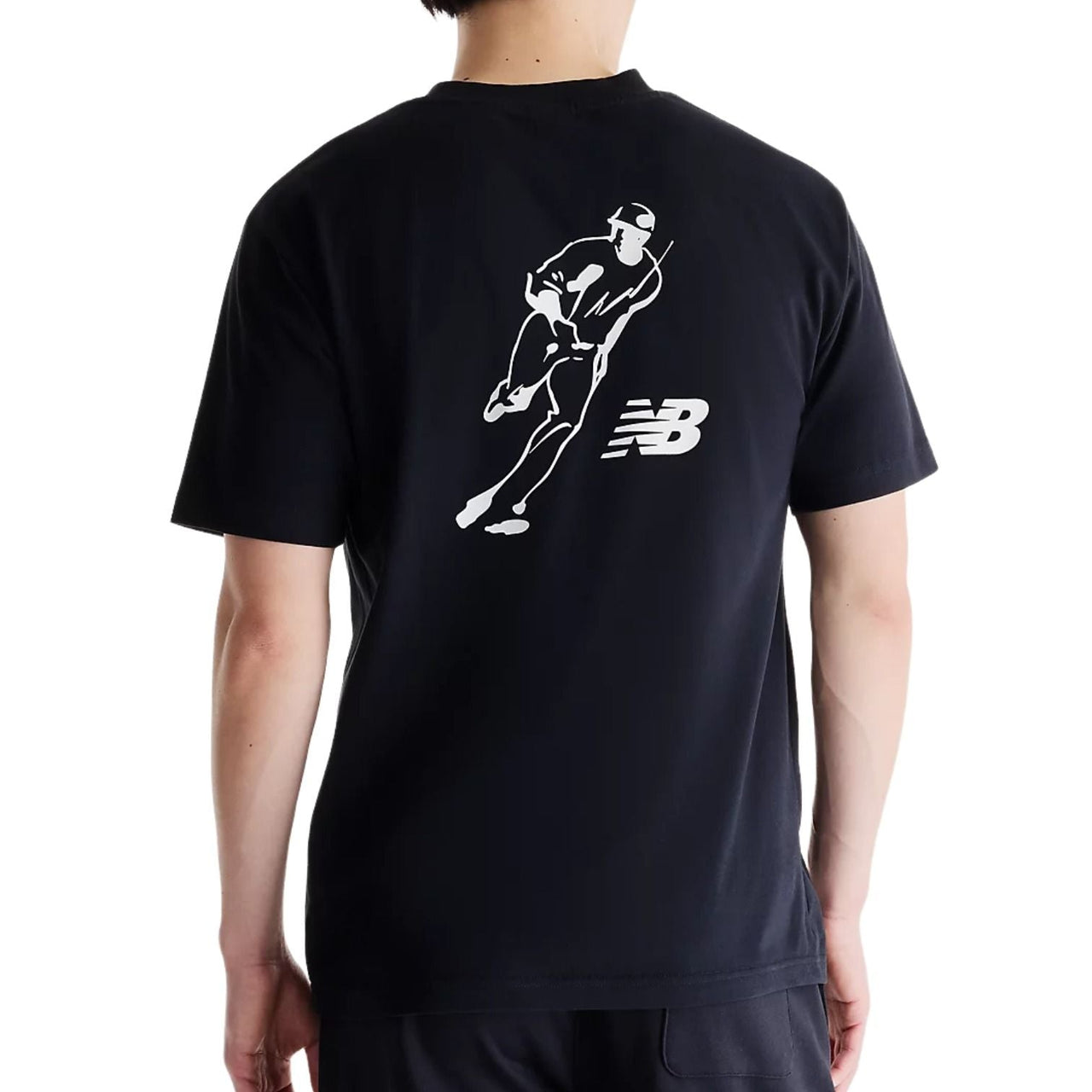 New Balance x Shohei Logo T-Shirt Asia Sizing 'Caviar' MT6224FCBK