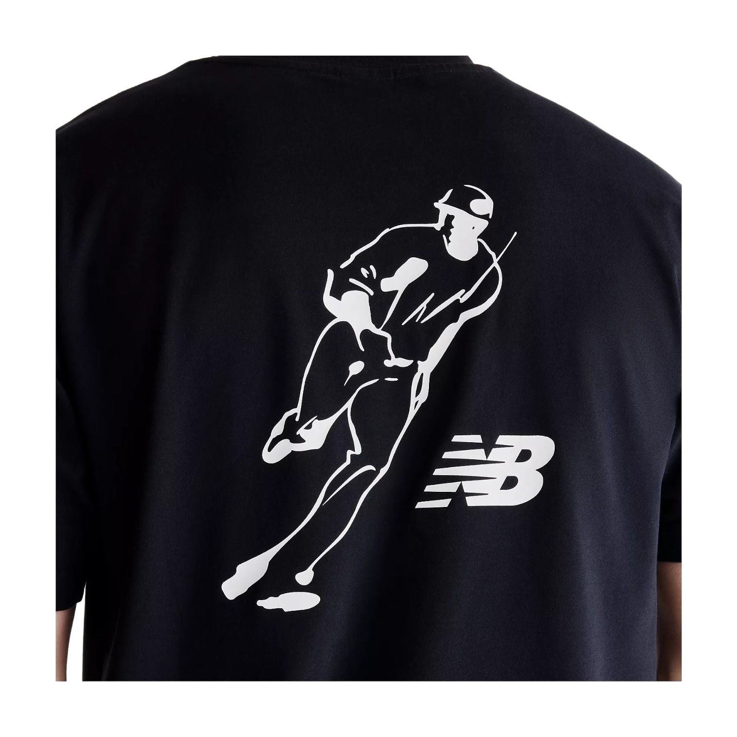 New Balance x Shohei Logo T-Shirt Asia Sizing 'Caviar' MT6224FCBK