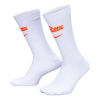 Nike x Netherlands x Patta Cryoshot Everyday Essential Crew Socks (2 Pairs) 'White Orange' IO9462-900